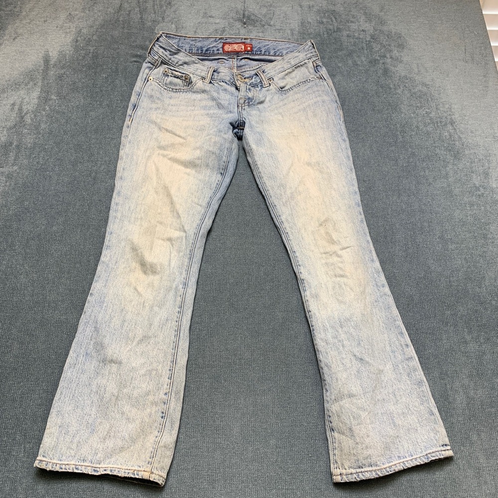 Lucky Legend Jeans Womens 4/27 Blue Denim Bootcut Leg Light Wash Everyday Wear